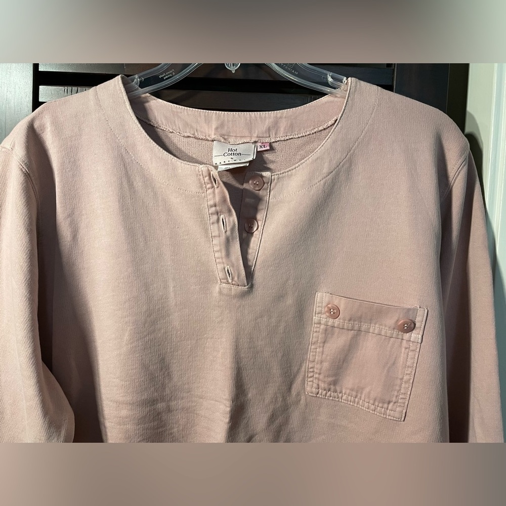 Hot Cotton Pink Pullover size XL